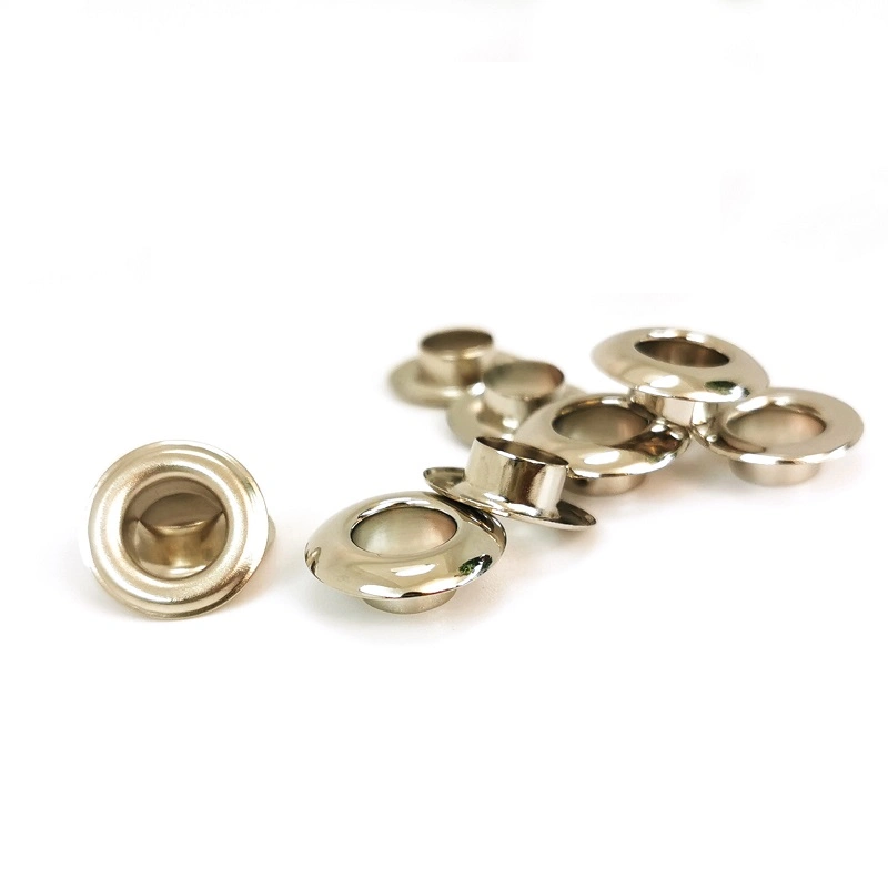 Professional High quality/High cost performance  Brass / Stainless Steel Gold Round Metal Eyelet for Apparel