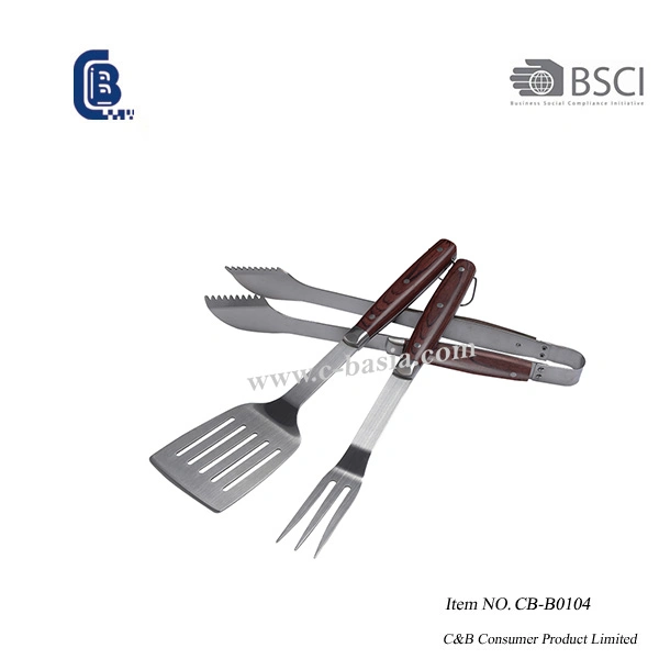 Barbeque Manufacturer Accessories 3PCS Barbecue Grill Utensil Tools Set