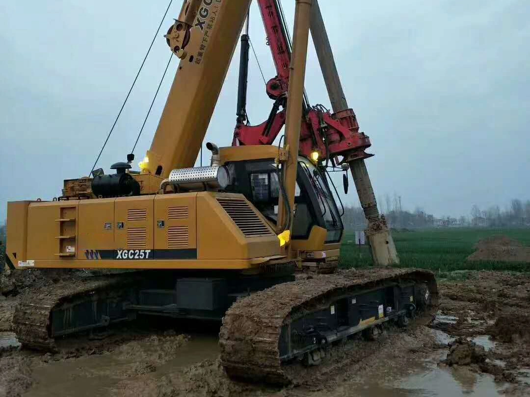 Brand New 25ton Hydraulic Crawler Crane Xgc25t with High quality/High cost performance  Boom System