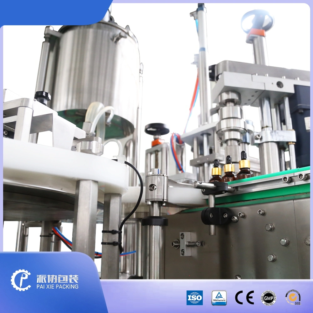 High Efficiency and Precision Automatic Liquid Filling Machines Essential Oil Filler Small Scale Bottle