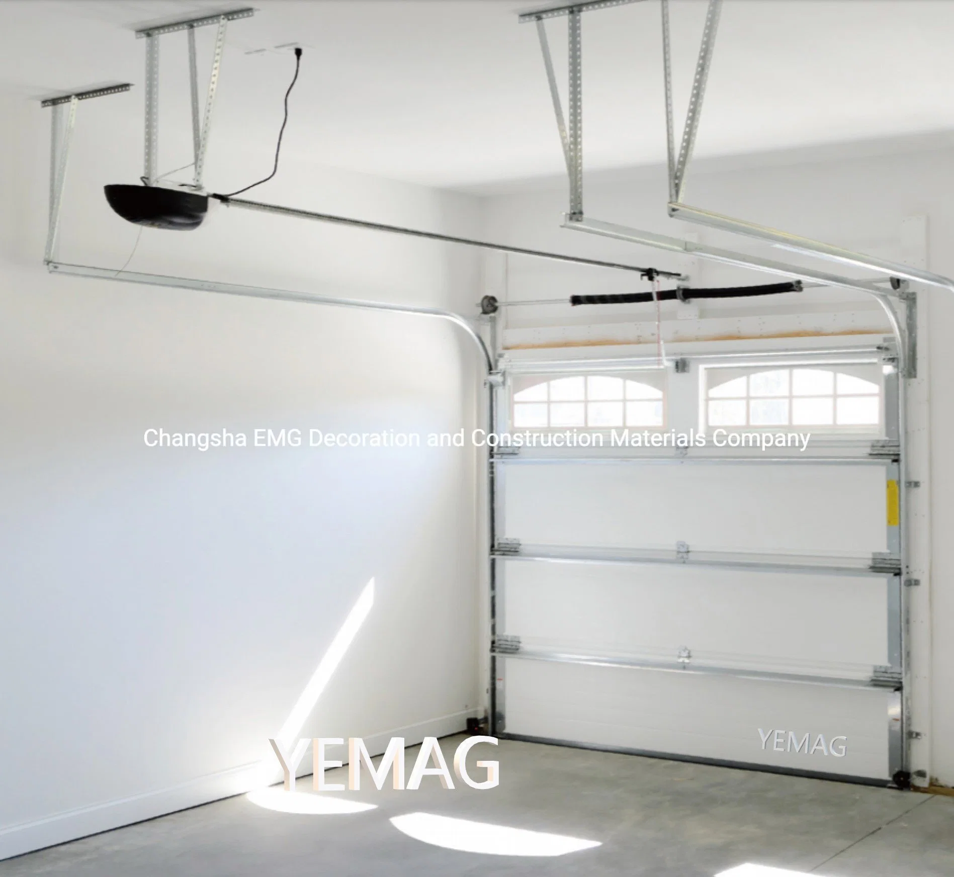 Double Sectional Garage Door with Polyurethane Foam