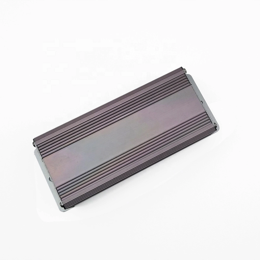 Aluminum Alloy Heatsink Custom Grey Sanblasting Anodized Enclosure Extrusion Router Case