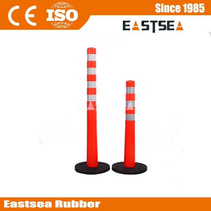 Round Base Flexible Polypropylene Springback Delineator Post Warning Column