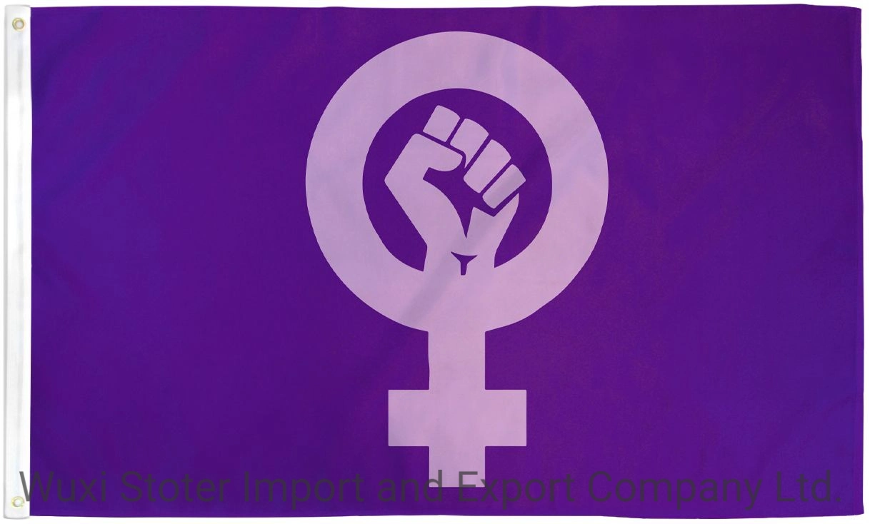 Custom OEM Feminism Sign Feminist Women's Rights Flag Banner