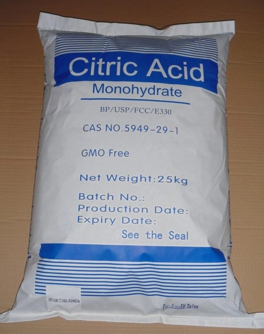 Food Indregients Raw Material Powder Citric Acid Monohydrate with Cheap Price