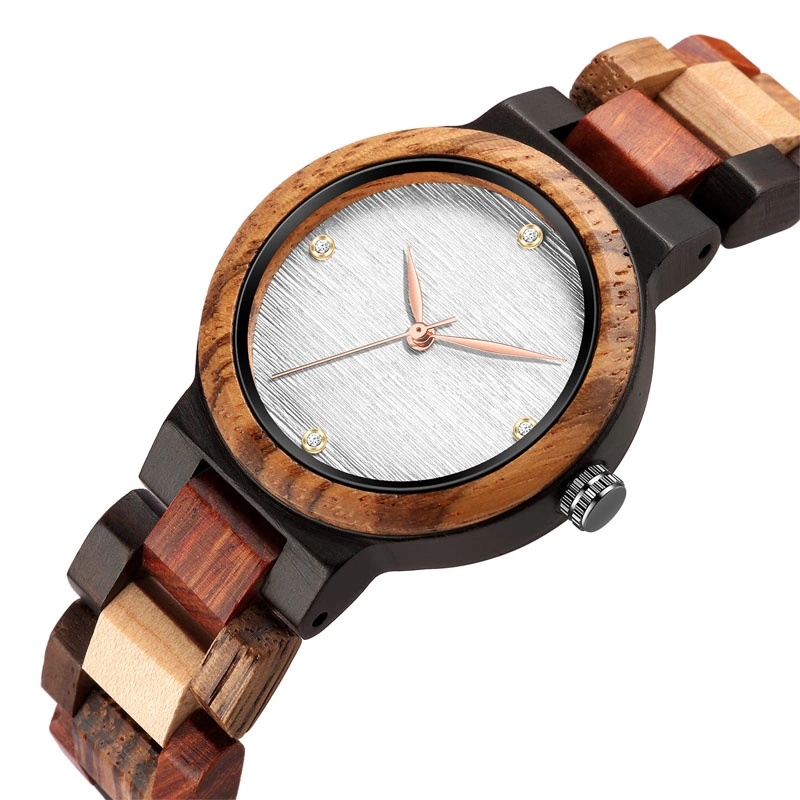 Damen Holz Uhr Farbe Holz Uhr Damen Version der Neues kleines Zifferblatt (CFWT-035)