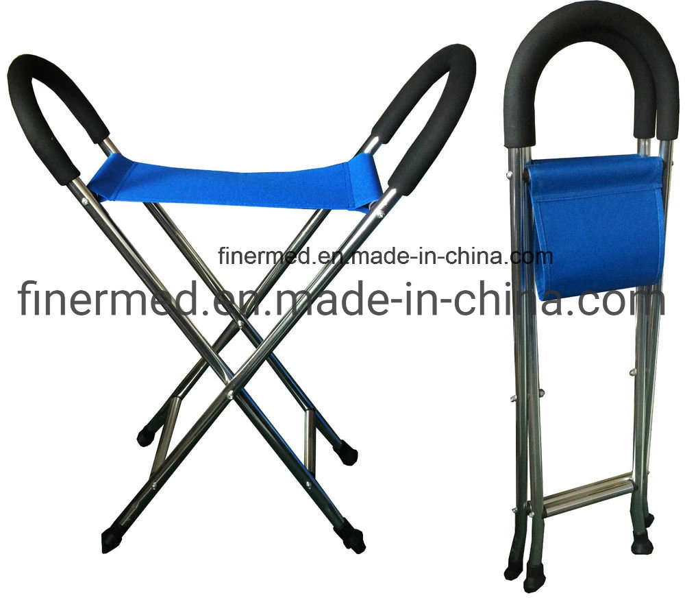 Folding Walking Cane Stick Seat