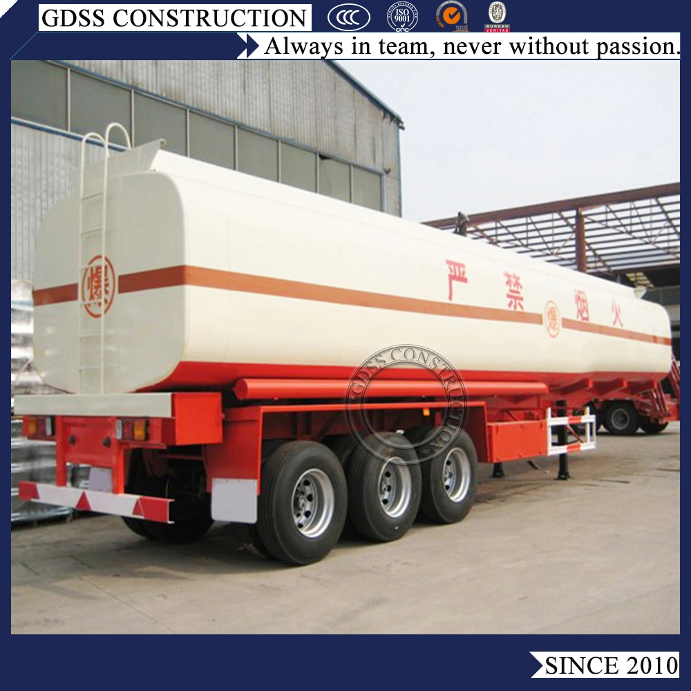 Zwei oder drei Achsen 45000 Liter Aluminium Tanker Semi Trailer