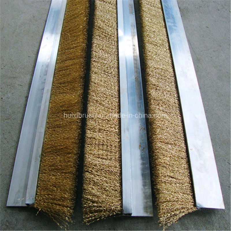 Industrial Brush Strip Brass Wire Polishing Brush