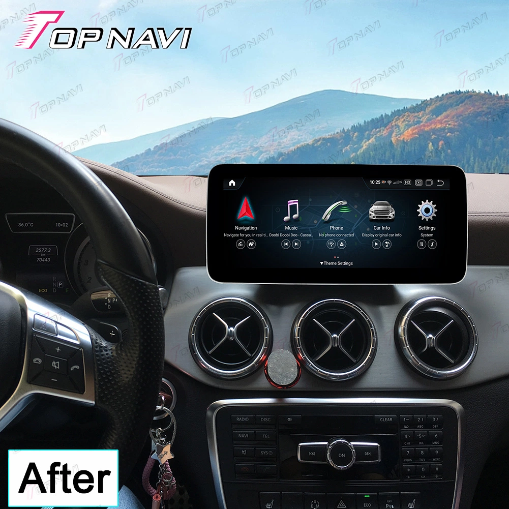 11 pulgadas Android 10,25 Radio para coche para Benz CLA 2013 2014 2015 C117 Radio auto DVD Reproductor GPS