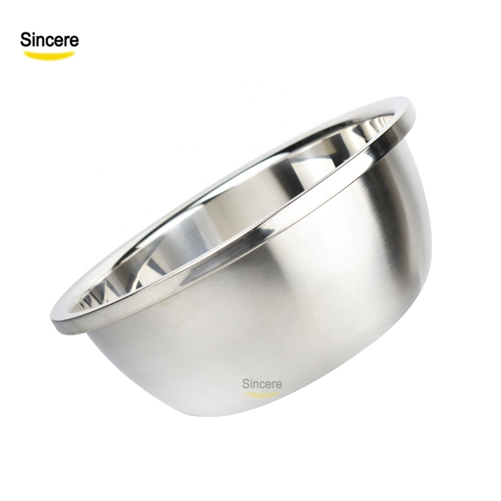 Stainless Steel Multifunctional Durable Kitchen 1.0 Thickness Food Soup Basin Kitchenware