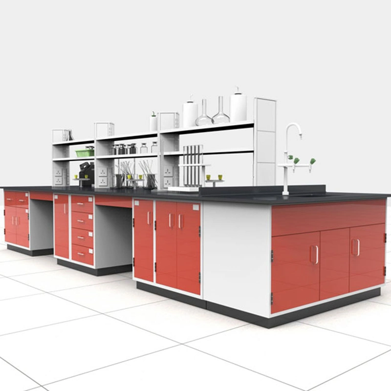 All Steel Laboratory Furniture Science/Chemistry Lab Island Bench