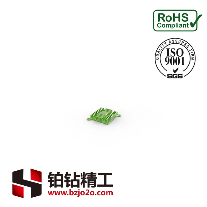 Aluminum North Bridge South Bridge Anodized Heatsink for Computer CPU Motherboard with Green Color