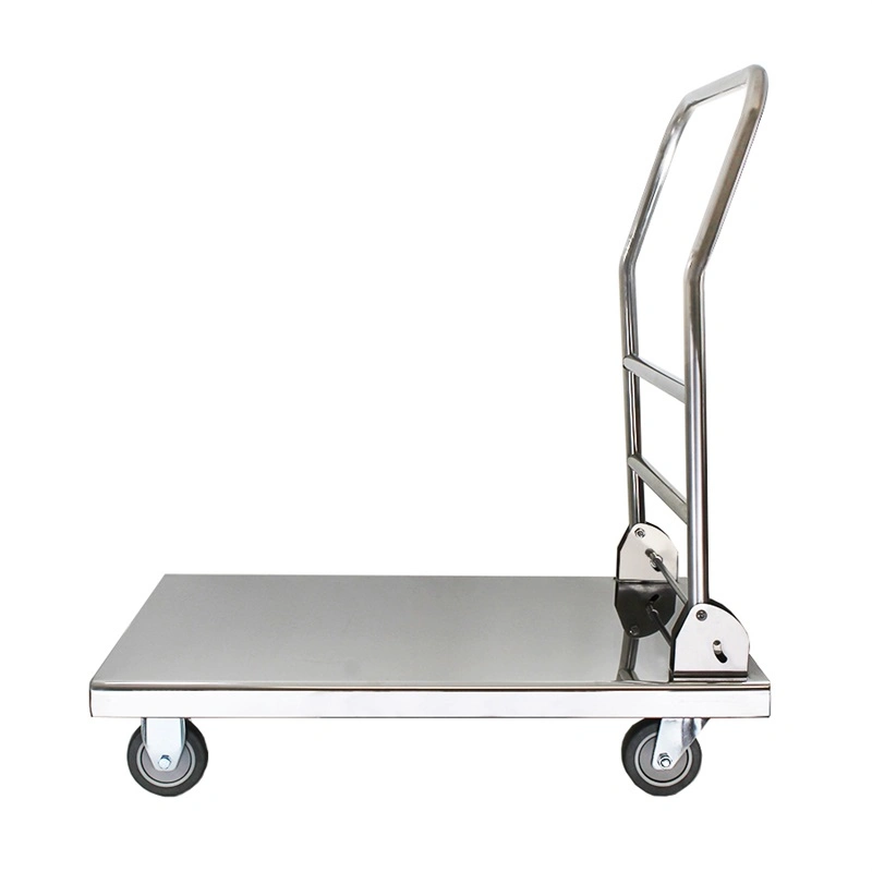 Kitchen Equipment Foldable Stainless Steel Platform Trolley