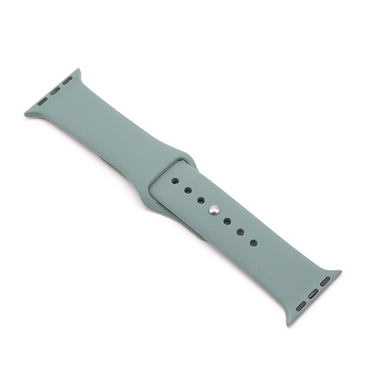 Silicone Wrist Band Rubber Silicone Watch Band for Apple Watch Series 7 Watch Strap 40mm44mm