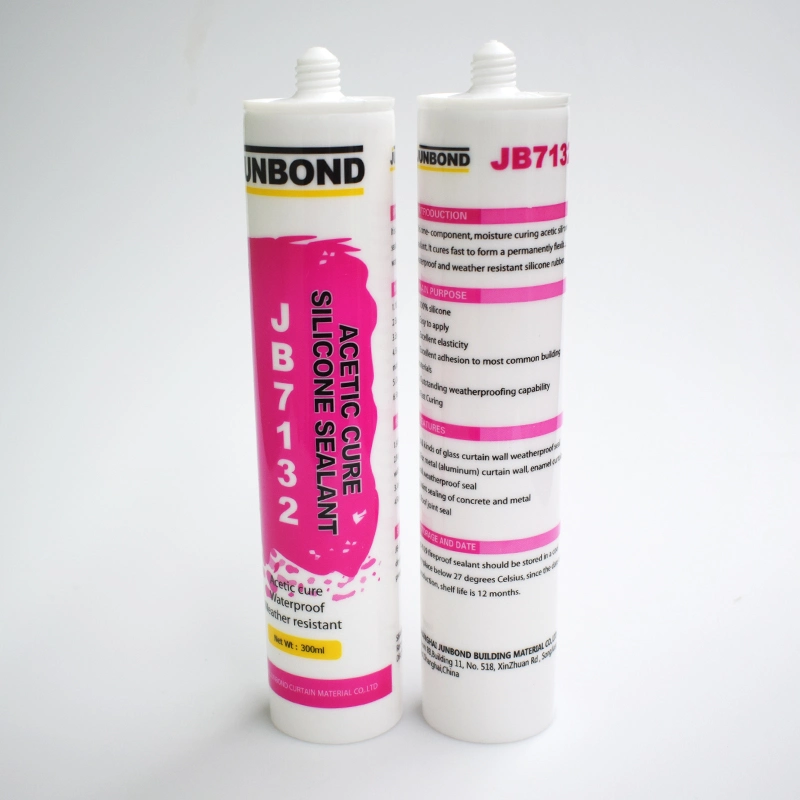 Silicone Sealant - 100% Silicone Caulk UV Resistant Glass Bonding Building Material