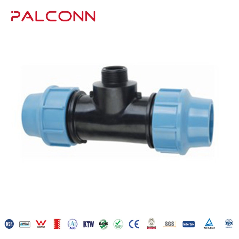 50mm Coupling PP Compression HDPE Pipe Fittings for Irrigation