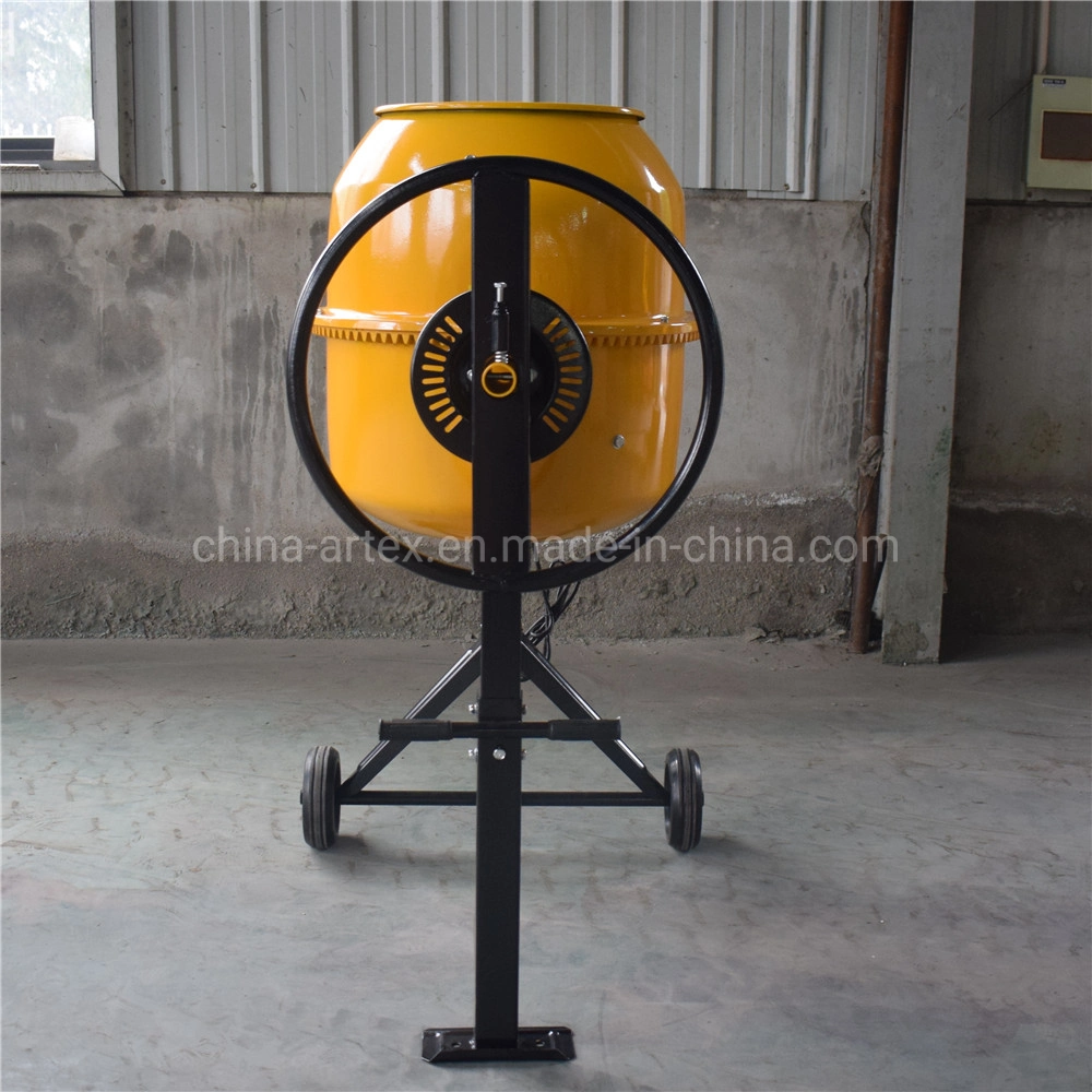 120L Mini Asphalt Plant Electric Power Concrete Construction Mixer