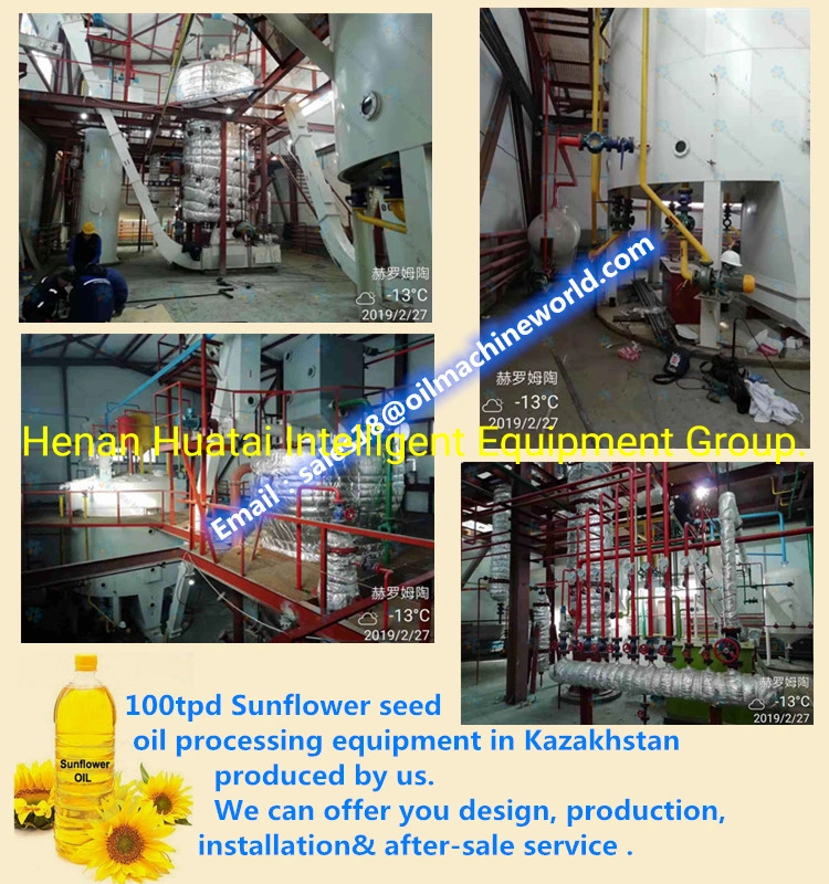 Oil Plant Turnkey Project Full Automatic Sunflower Oil Solvent Extraction Plant Refinery Oil Production Line