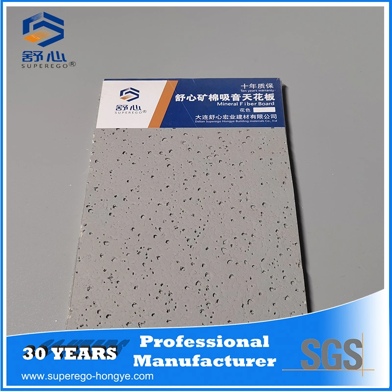 High quality/High cost performance  Acoustic Mineral Fiber Ceiling 603X603X12mm, 15mm, 18mm, 20mm