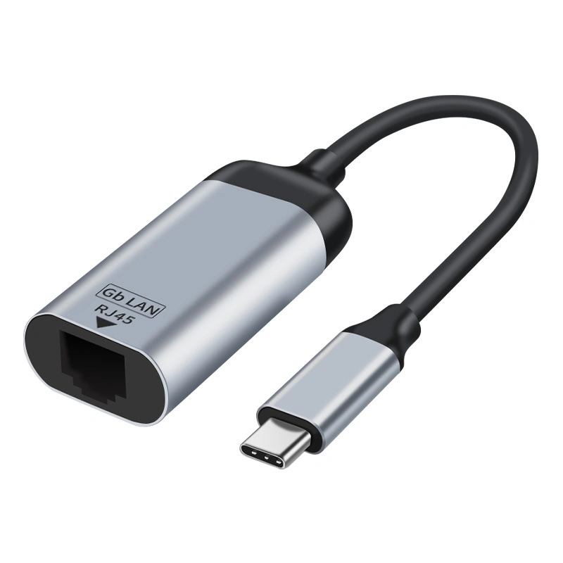 USB C Tipo C hembra a RJ45 1000m Giga hembra Red Convertidor de adaptador