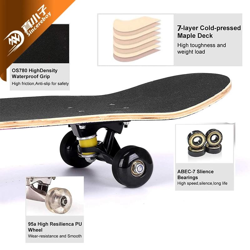 Wholesale Custom Complete Professional Wood Board Skateboard with Good Price