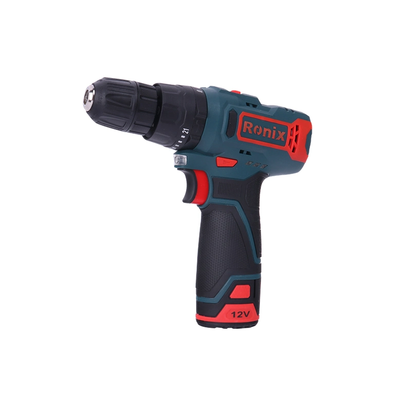 Ronix Model 8101K 12V Battery Electric Drilling Machine Impact Drill Driver Power Hammer Drills