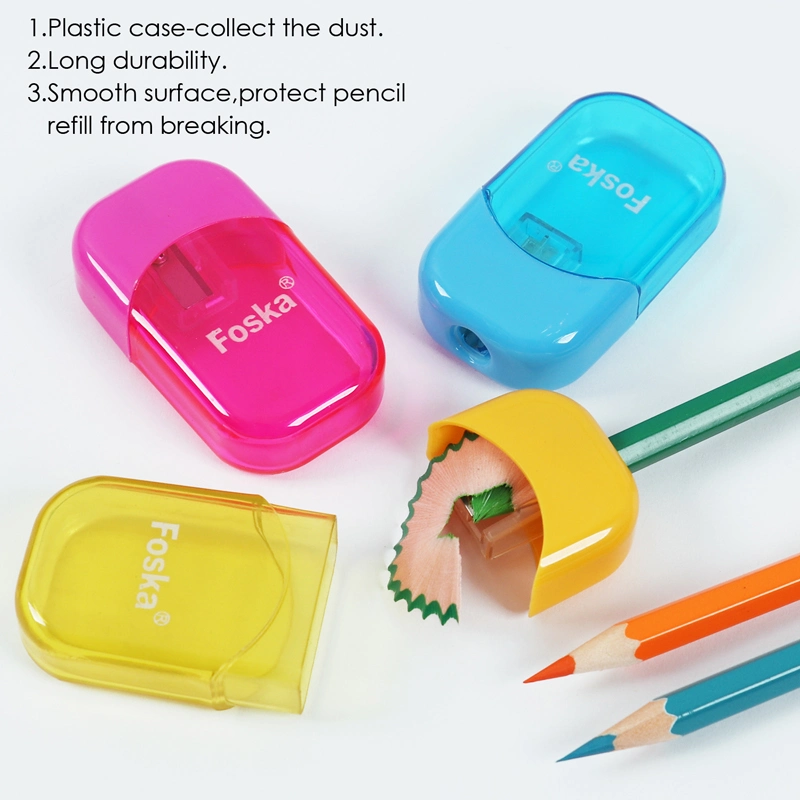 Foska High quality/High cost performance School Student Plastic Pencil Sharpener