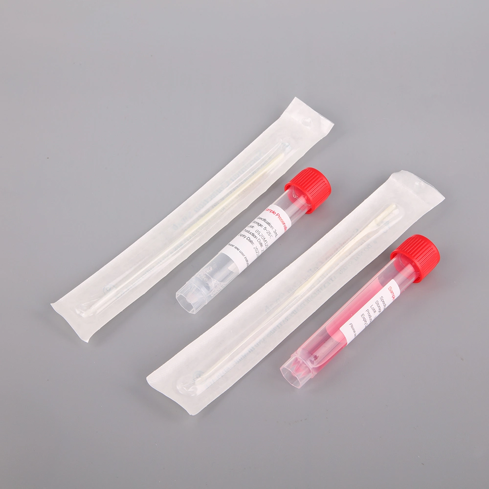 Vtm Test Kit Throat Sampling Tube with Nylon Flocked Swab