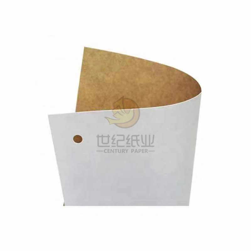 China 350g White Coated Kraft Back Board for Cake Box Making