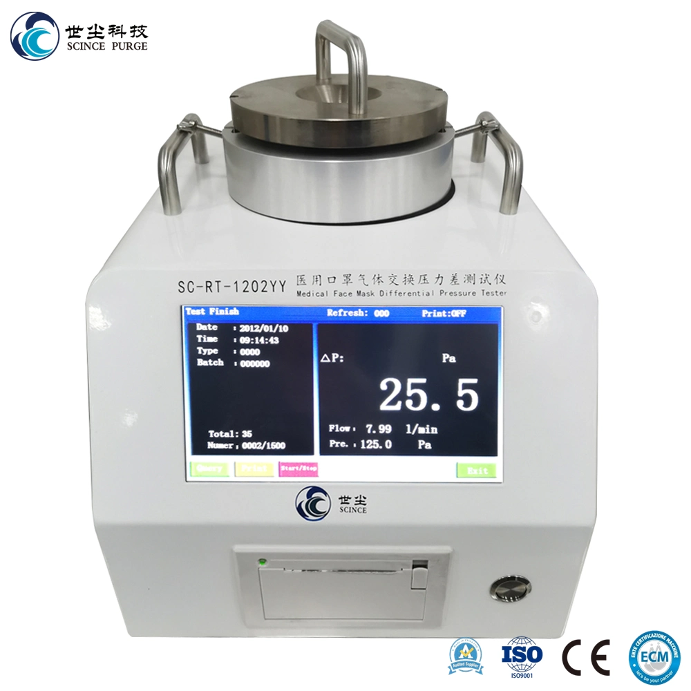 Differential Pressure Testing Equipment for Medical Face Mask