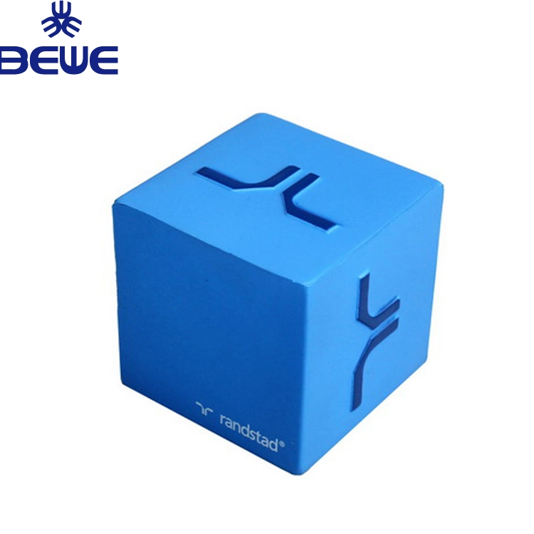 Promotional PU Foam Custom Cube Stress Ball