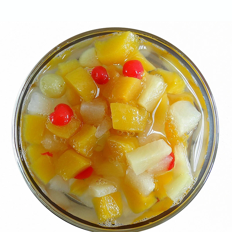 Fruit Canned Cocktail Fruits in Light Syrup From China 425g*24/CTN