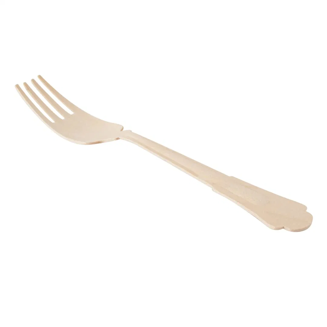 Baroco Style Elegant Wooden Cutlery Set Beautiful Style Wooden Fork