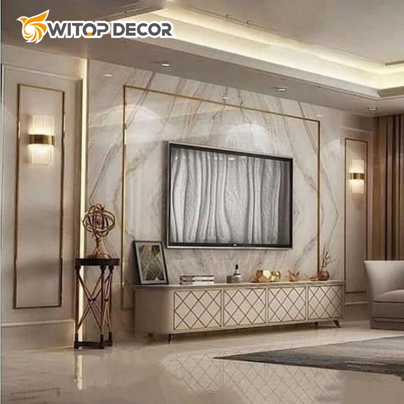 Hot Sale Building Material of PVC Marble Sheet for Interior Decoration