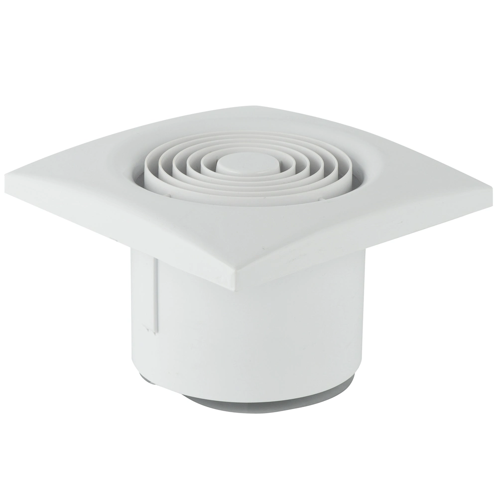 Fenêtre du panneau de ventilateur monté sur l'utilisation Type de pression de l'air la salle de bains Super Slim AC plastique ABS blanc Ventilateur d'échappement