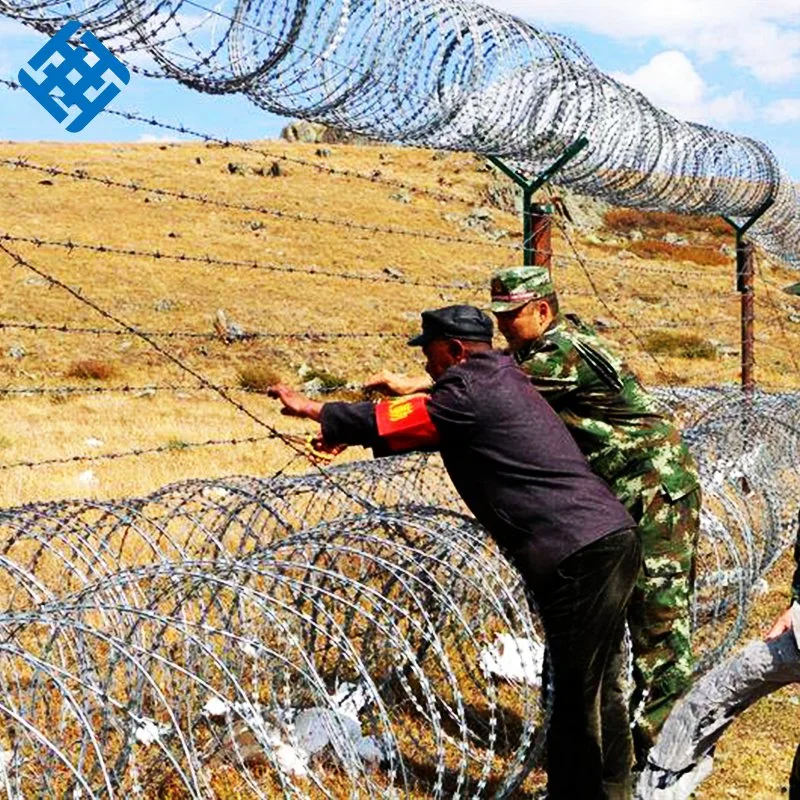 Straight Line Razor Barbed Wire