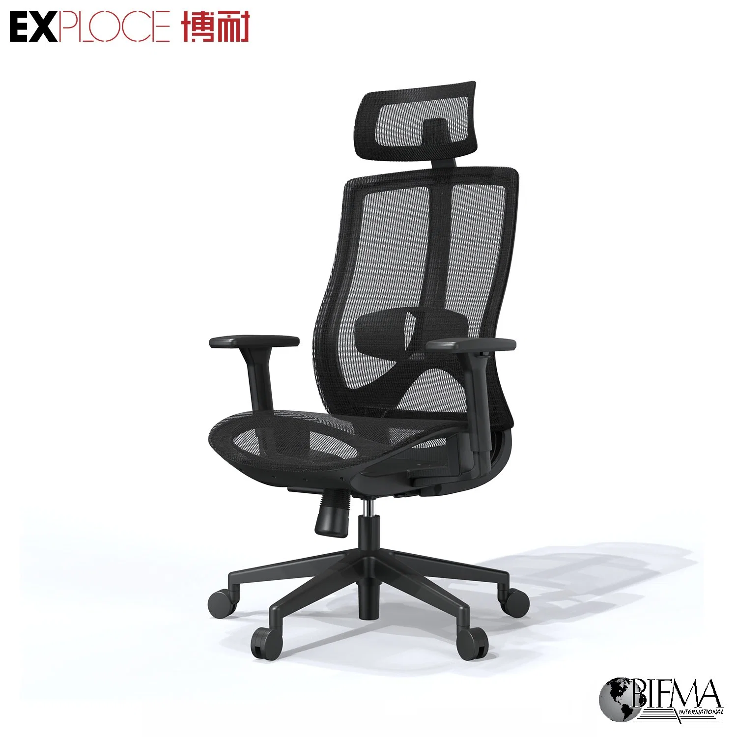 Formato ergonômico Design Eiffel Barato preço médio do pessoal de escritório de presidir a Função ajustável para o Sudeste Asiático Mercado Americano BIFMA