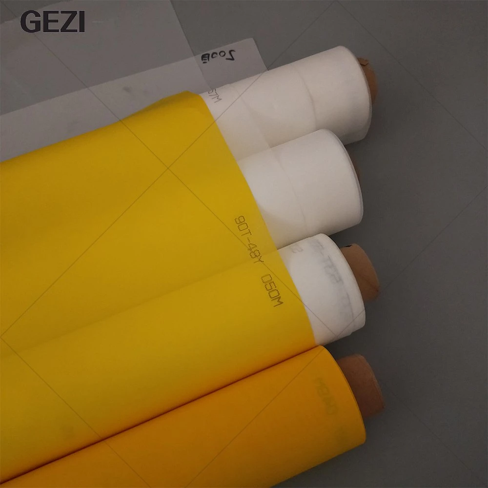 Günstige 110 Rolle Mesh Seide Siebdruck Monofilament Polyester Mesh Seidenstoff