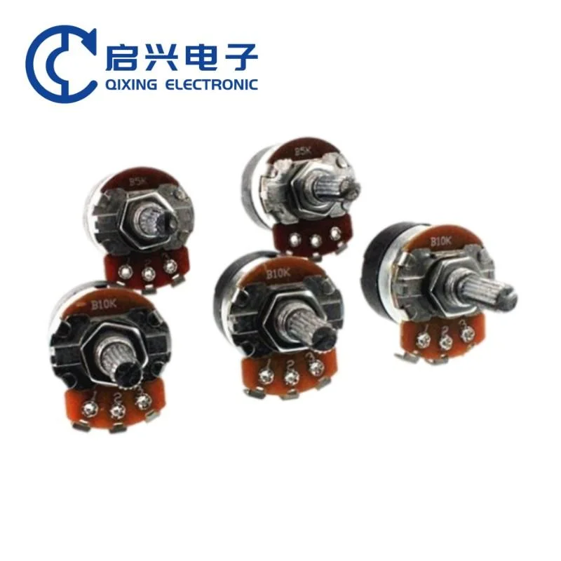 Wh148 B0.1K B0.5K B1K B2K B5K B10K B20K B50K B100K B500K B1m 15mm /20mm Shaft Amplifier /Sing/Dual Stereo Potentiometer