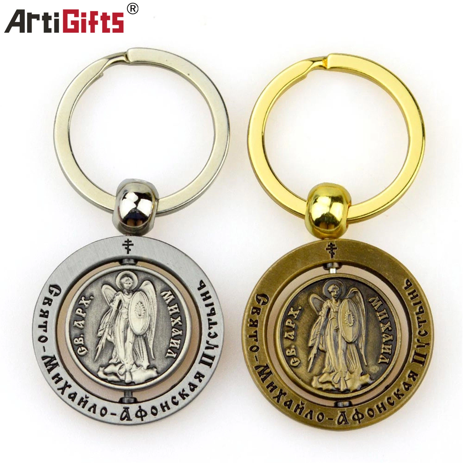 Fashion Colorful Metal Key Holder with Printing Logo