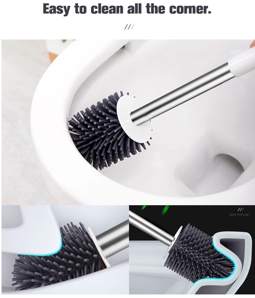 Wall Mountable Bathroom TPR Toilet Brush