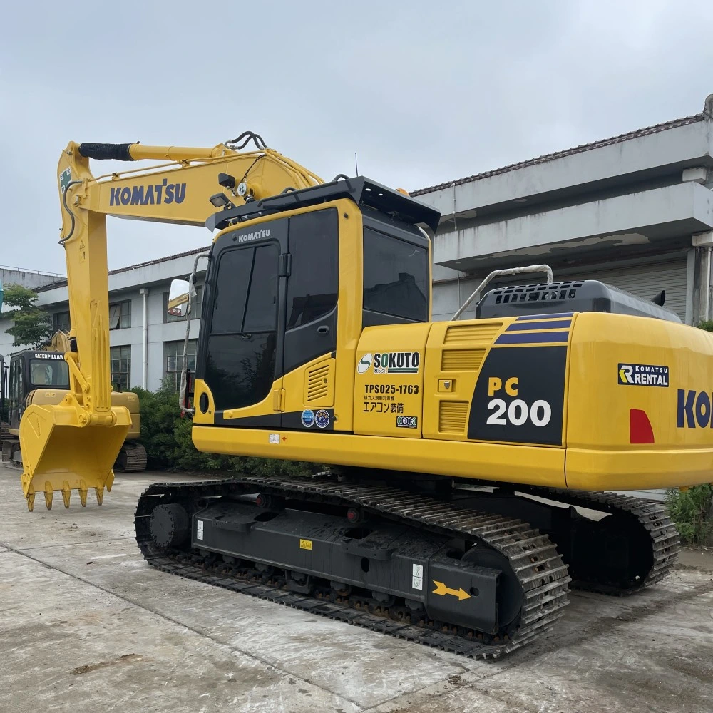 Venta caliente de la fábrica de excavadora Komatsu PC200-8 Second-Hand oferta 90% Nuevo importado 20ton excavadora