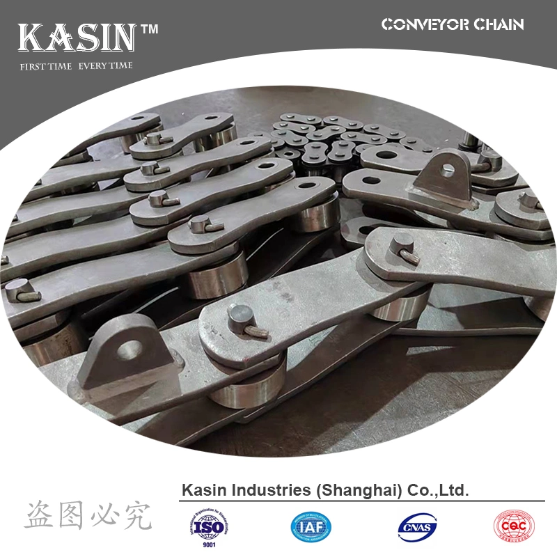 Ss22840-B Steel Engineering Class Conveyor Chain for Sugar Mill Roller Chain for Sugar Industry Chains