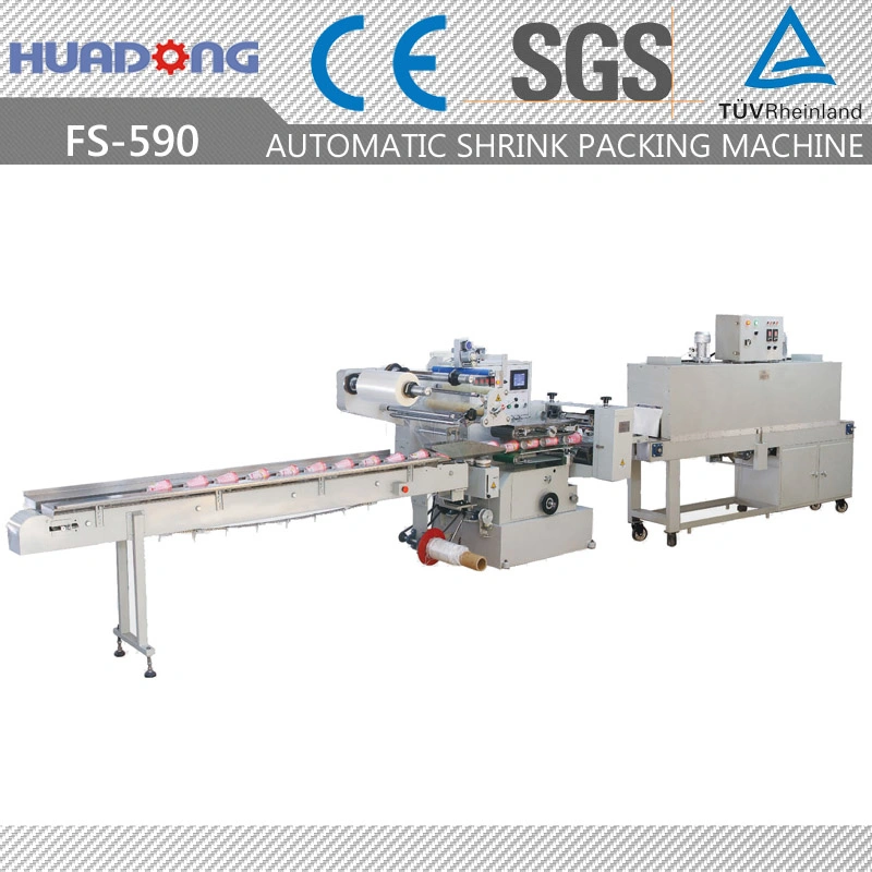 Automatic Wallpaper Rolls High Speed Flow Shrink Wrapping Machine Heat Shrink Packing Machine