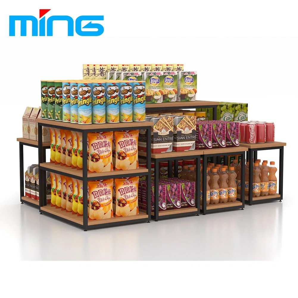 Supermarket Grocery Store Hanging Metal Flower Snack Display Stand