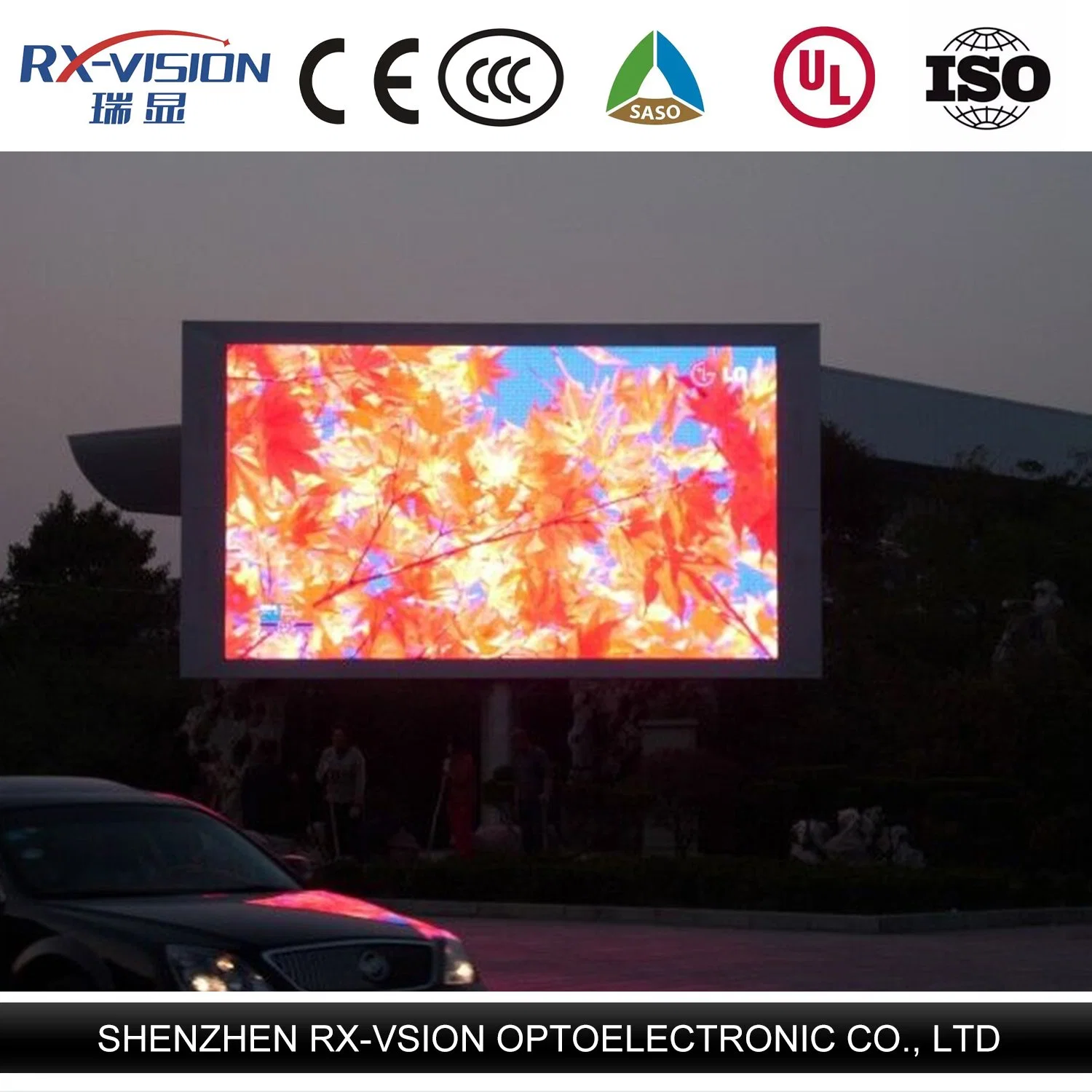 Full Color P10 P8 P16 Outdoor LED Display Big TV Advertising Screen