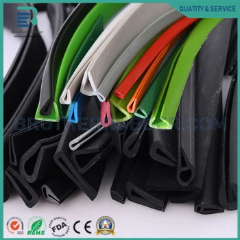 Customize Solid or Color Flexible Rubber Edge Protection Belt for Office Furniture