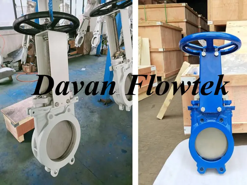 Pn10 DN80 Knife Gate Valve Ductile Iron Ggg50 Knife Gate Valve Factory Rubber Seat Manual Operated Water Wafer Lug Stainless Steel Sluice Knife Gate Valve