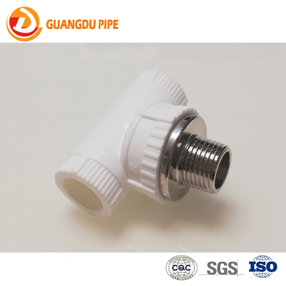 Plastic Bathroom Sanitary Fitting PPR Female Elbow Fitting for Hot and Cold Water Supply